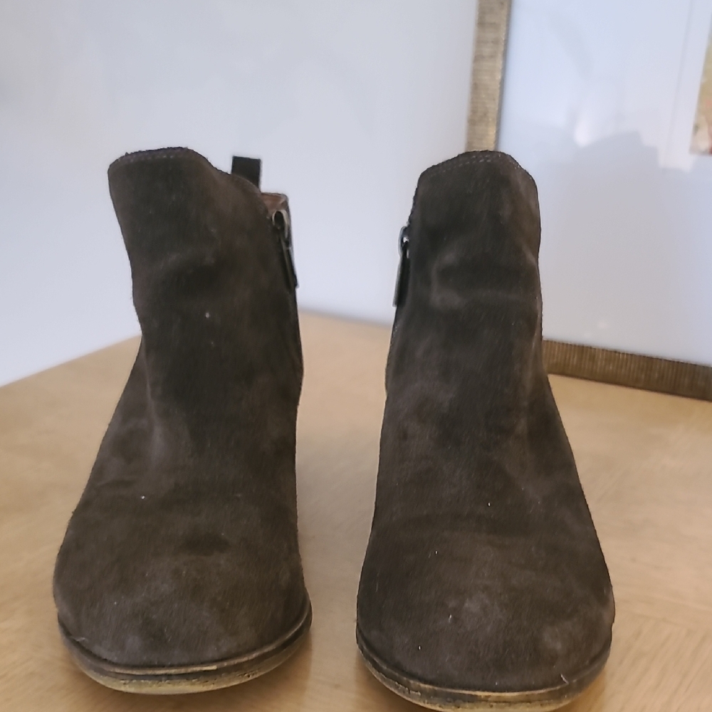 Lucky Brand Olive Green Ankle Booties